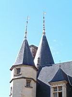 Nevers - Palais de ducs de Nevers - Toits d'ardoises